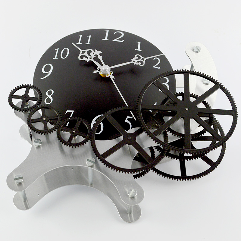 德国挂钟 创意五环齿轮钟个性钟摆壁挂钟时尚客厅钟 齿轮表钟 - 图3