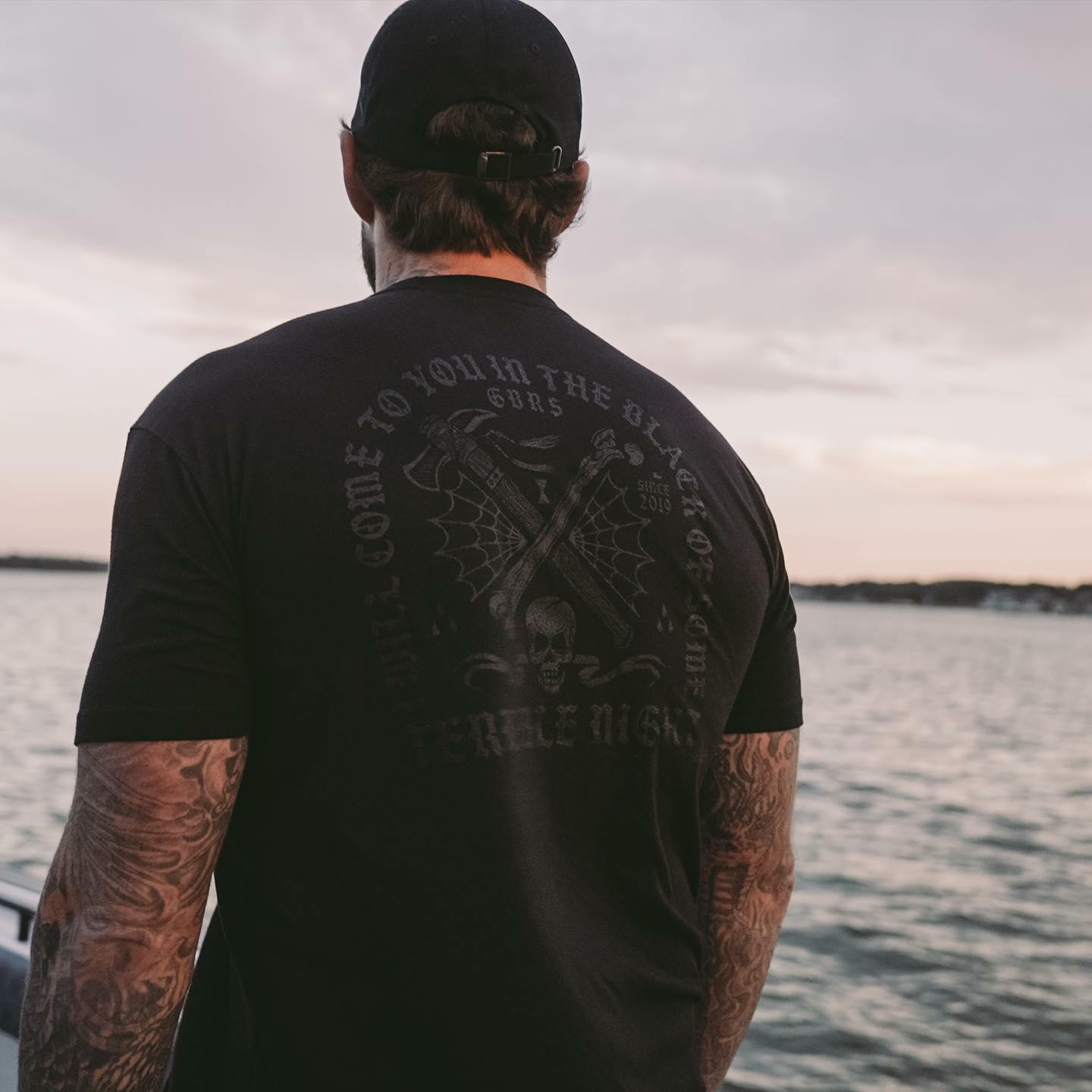 前沿观察组GBRS Grou时尚运动圆领短袖T恤夏季爆款ins潮牌体恤男 - 图0