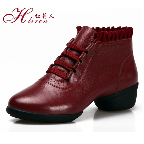 红莉人 Танцующие летние туфли, из натуральной кожи, мягкая подошва