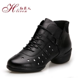 红莉人 Летние танцующие туфли, из натуральной кожи, мягкая подошва