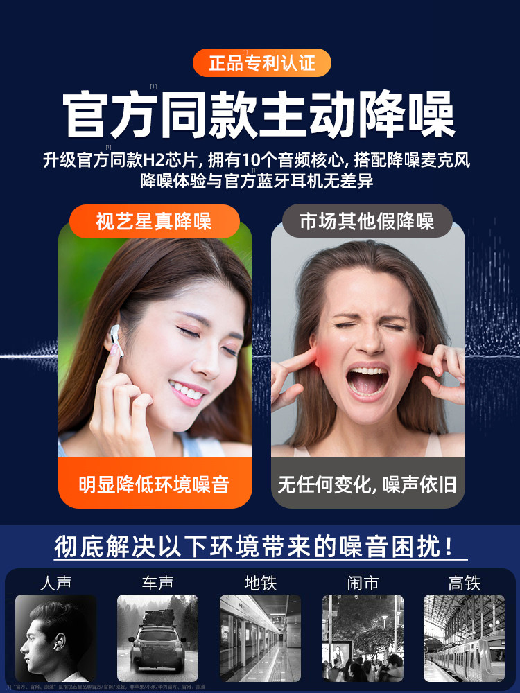 蓝牙耳机无线苹果14iphone13四代 视艺星蓝牙耳机