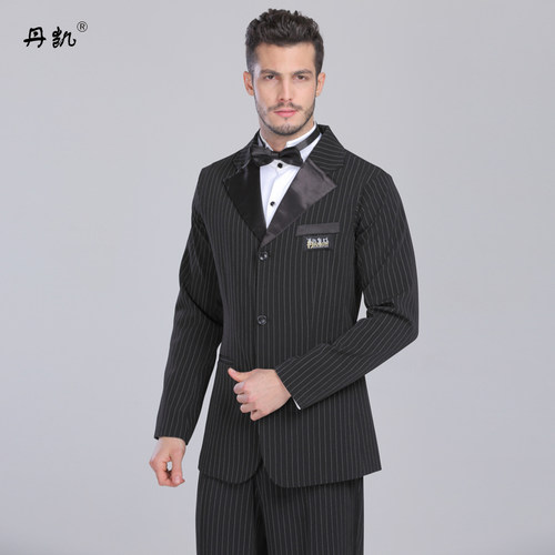 丹凯男士国标摩登上衣交谊舞华尔兹舞蹈西服成人西装比赛高级上衣 - 图1