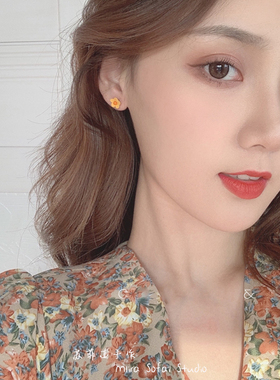 你就是第七个仙女啊小花耳钉套装