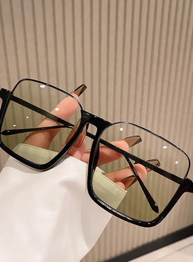 2022复古大框墨镜女网红