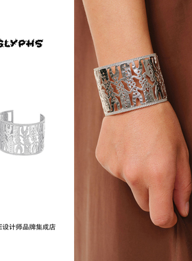 Dare买手店 GLYPHS符界 哦热热手镯原创设计高级精致复古首饰女