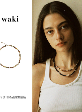 waki日暮公园串珠项链度假风