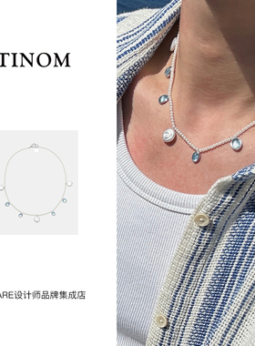 tinom玉波项链小众首饰项链