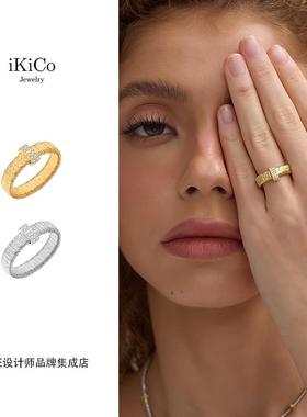 Dare买手店 ikico 光影戒指小众通勤原创复古饰品首饰百搭气质女