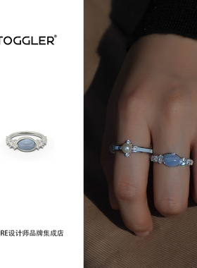 toggler冷珐琅火漆印戒指首饰
