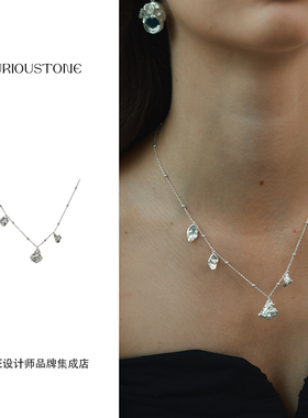 Dare买手店 qurioustone花神花簇项链女款925银简约气质款设计感