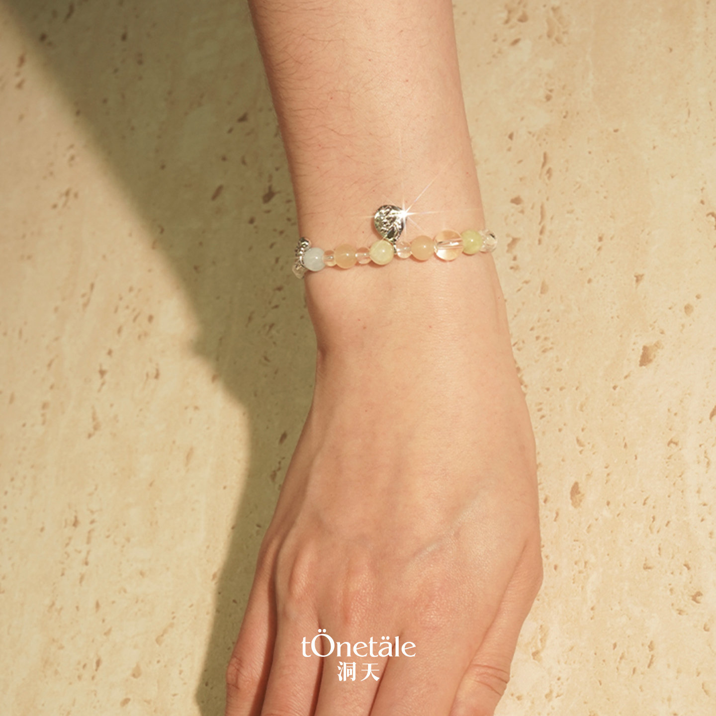 Dare买手店 TONE&TALE洞天Aurora手串水晶串珠天然石复古原创首饰 - 图0