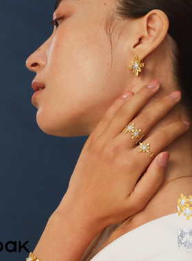 Dare买手店 ooak满圈烟花戒指925银原创设计小众饰品首饰高级精致