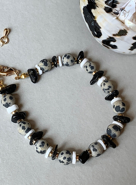 waki芝麻贝果手链串珠首饰