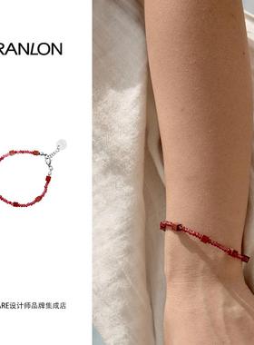 自然论串珠玛瑙米珠手链首饰