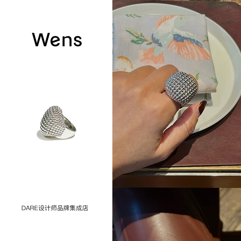 Dare买手店 Wens Jewels 镂空圆球戒指原创小众设计饰品首饰气质 - 图2