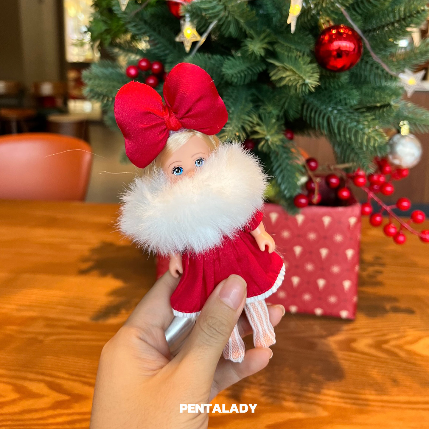 Dare买手店 pentalady挂件圣诞红色新年好运包包手机挂件配饰原创,淘宝优惠券,粉丝福利购,淘宝优惠卷