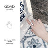 Abybcharming silver multi-layered ring