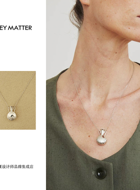 Dare买手店 grey matter正品双耳花瓶项链新中式复古长链小众原创