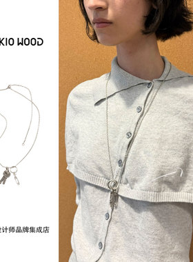 Dare买手店 trekiowood 钥匙项链中古做旧复古拜占庭小众首饰长链