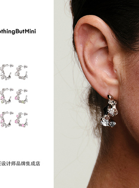 nothingbutmini锆石耳环