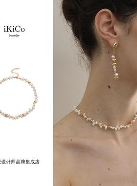 Dare买手店 ikico 繁花珍珠项链珍珠复古气质原创饰品通勤小众女