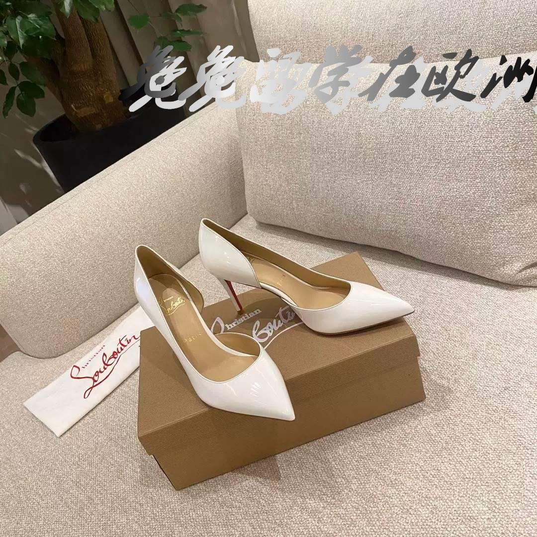 代购Christian Louboutin/CL经典红底高跟鞋细跟尖头女鞋婚鞋正品