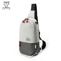 Filall Dall youth fashion chest bag male oxford cloth single shoulder bag waterproof canvas casual backpack mens diagonal satchel