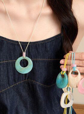 配饰多巴胺项链奶甜链春夏穿原创