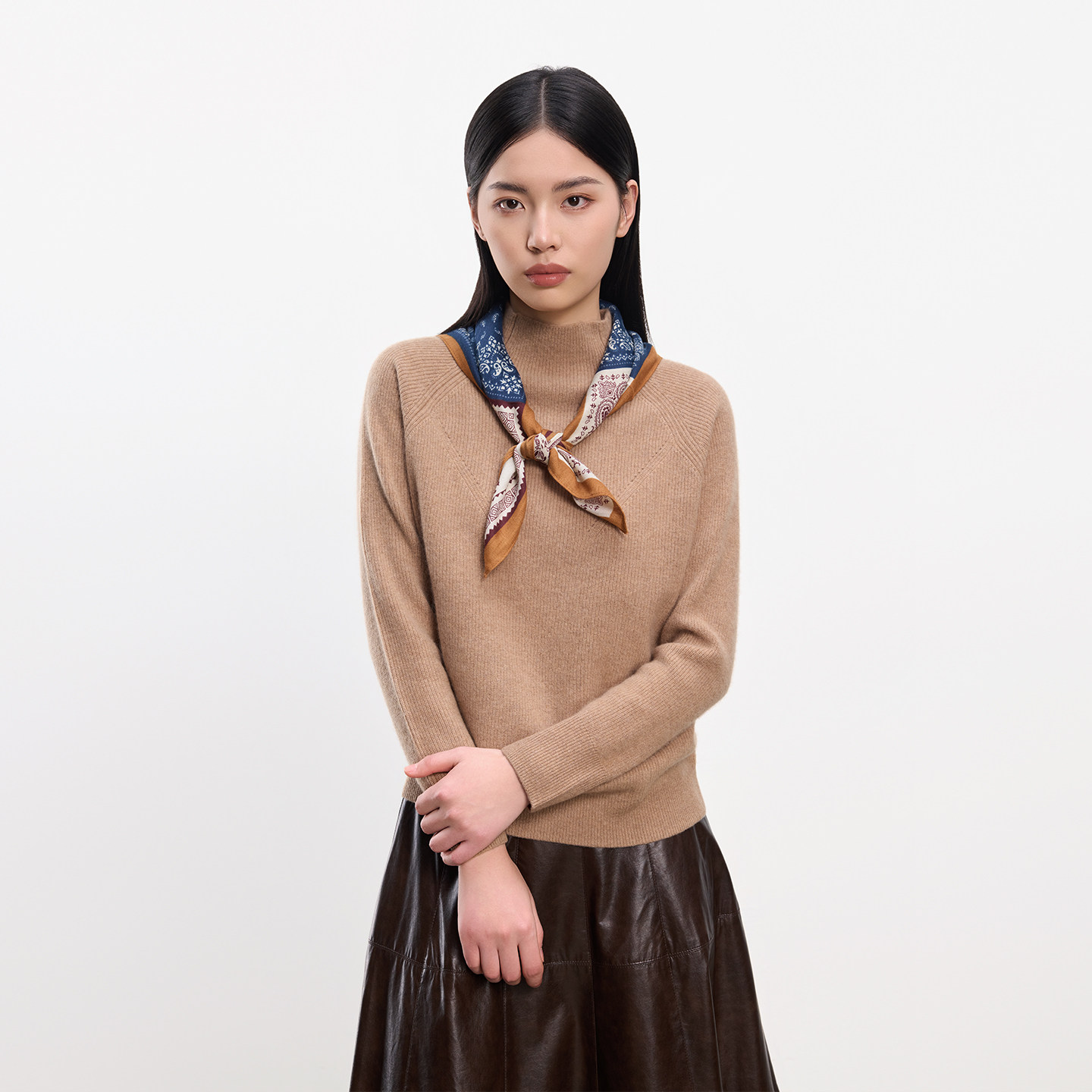 皮皮狗秋冬半高领小蝙蝠袖宽松加厚女羊绒衫套头毛衣,淘宝优惠券,粉丝福利购,淘宝优惠卷