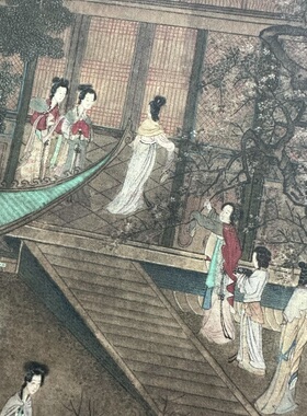 高清艺术喷绘画芯宣纸绢布卷轴画