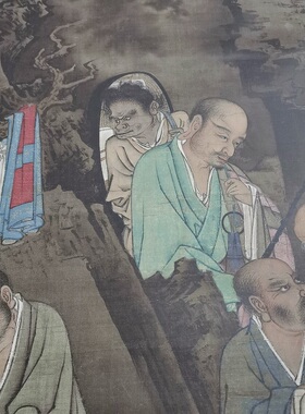 高清艺术喷绘画芯宣纸绢布装饰画