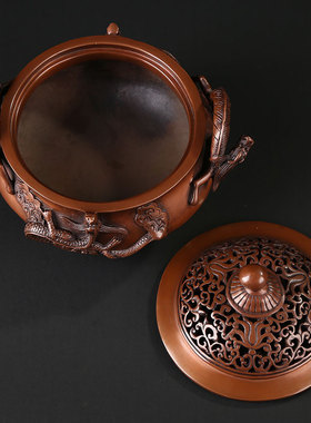 如意风水香炉手把件供佛用品