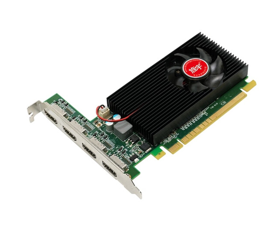 旌宇多屏显卡 直出HDMI接口4屏多屏显示卡 GT730 4HDMI 4G大容量