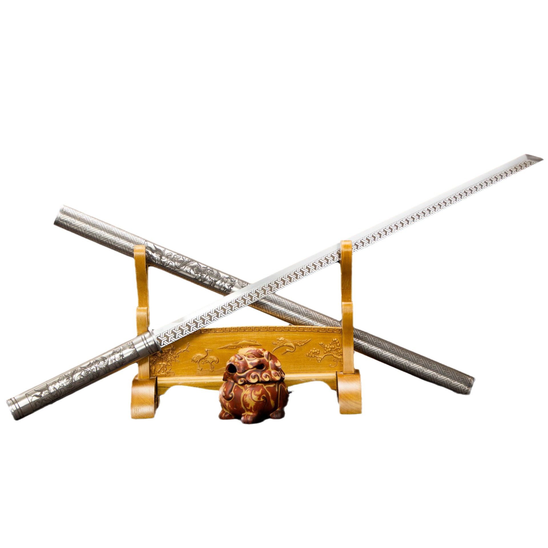 龙泉市刀剑高锰钢素装唐横刀棍直居合刀手工锻打冷兵器宝剑未开刃,淘宝优惠券,粉丝福利购,淘宝优惠卷