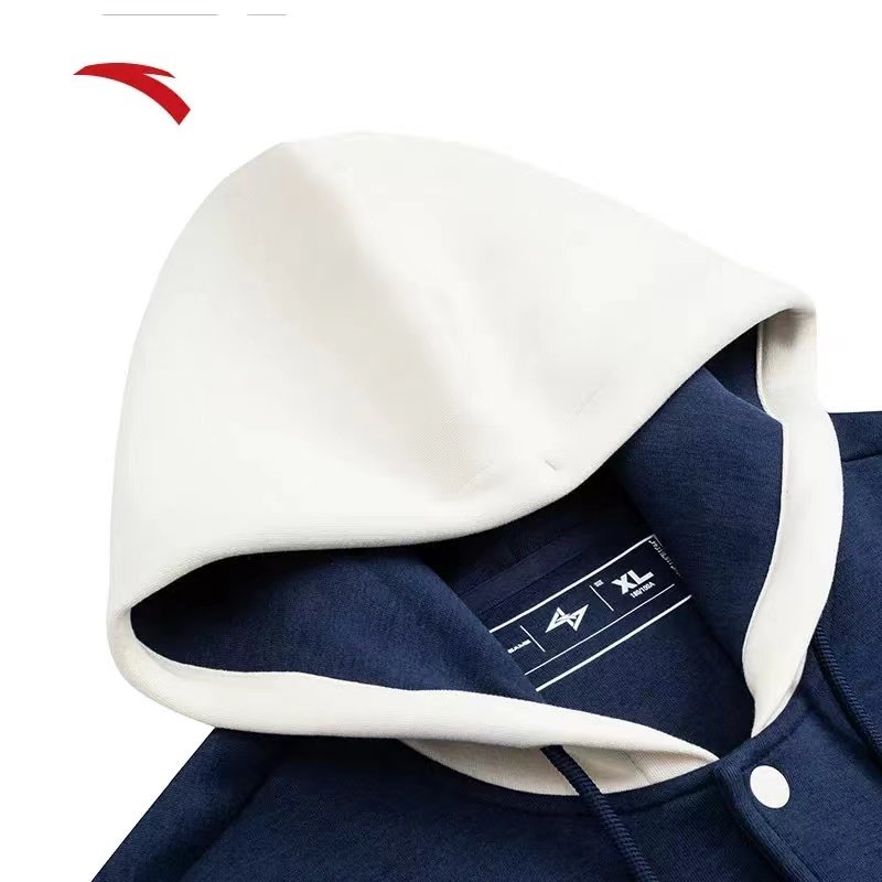 安踏连帽棒球服外套男女同款秋季宽松连帽针织运动上衣152431728,淘宝优惠券,粉丝福利购,淘宝优惠卷
