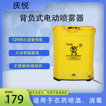 Qingyue Back Negative Type High-power Large Battery Electric Sprayer Home Disinfection Spray Pesticide Car Wash 16 l