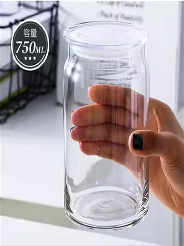 正品利比透明密封罐储物瓶子 厨房玻璃器皿装零食奶粉茶叶罐 展示 - 图3