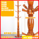 Solid wood coat rack floor-standing clothes rack bedroom room living room vertical modern simple single dry clothes hanging rack