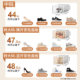 Transparent shoe box storage with independent hard back cover