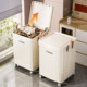 Foldable laundry basket for home use with dustproof cover