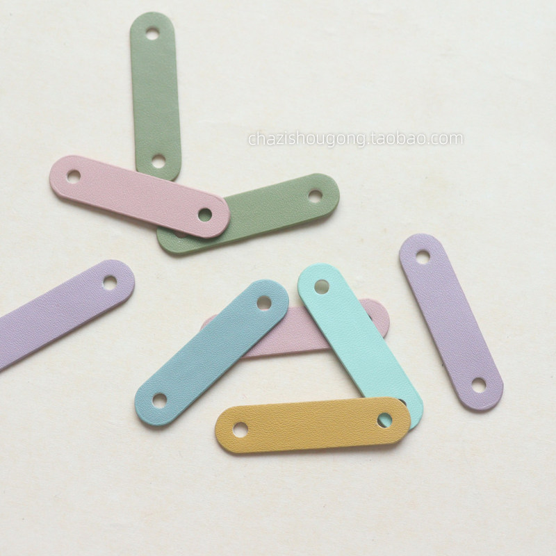 叉子手工二层皮彩色小挂耳斜背扣小包挂耳拎环diy拼布钩针包配件,淘宝优惠券,粉丝福利购,淘宝优惠卷