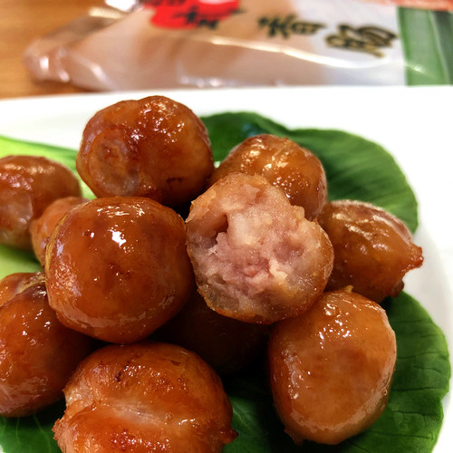 红炉台式香肠纯香肉肠一口肠台湾亲亲肠波波小肉肠无淀粉烧烤食材 - 图0