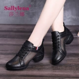 Туфли, танцующая дышащая обувь, тренд сезона, из натуральной кожи, мягкая подошва