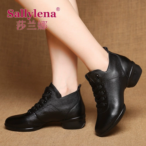 Демисезонная обувь, танцующие туфли, из натуральной кожи, мягкая подошва