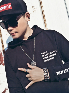 霸气单车链钛钢手链男嘻哈潮人