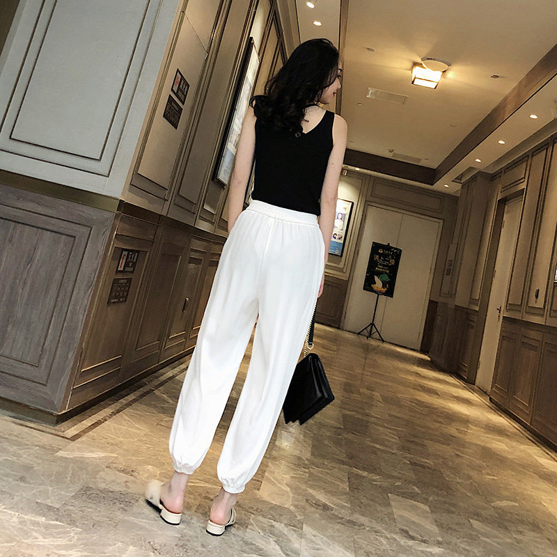 女夏季高腰宽松显瘦百搭灯笼裤 璟依服饰休闲裤