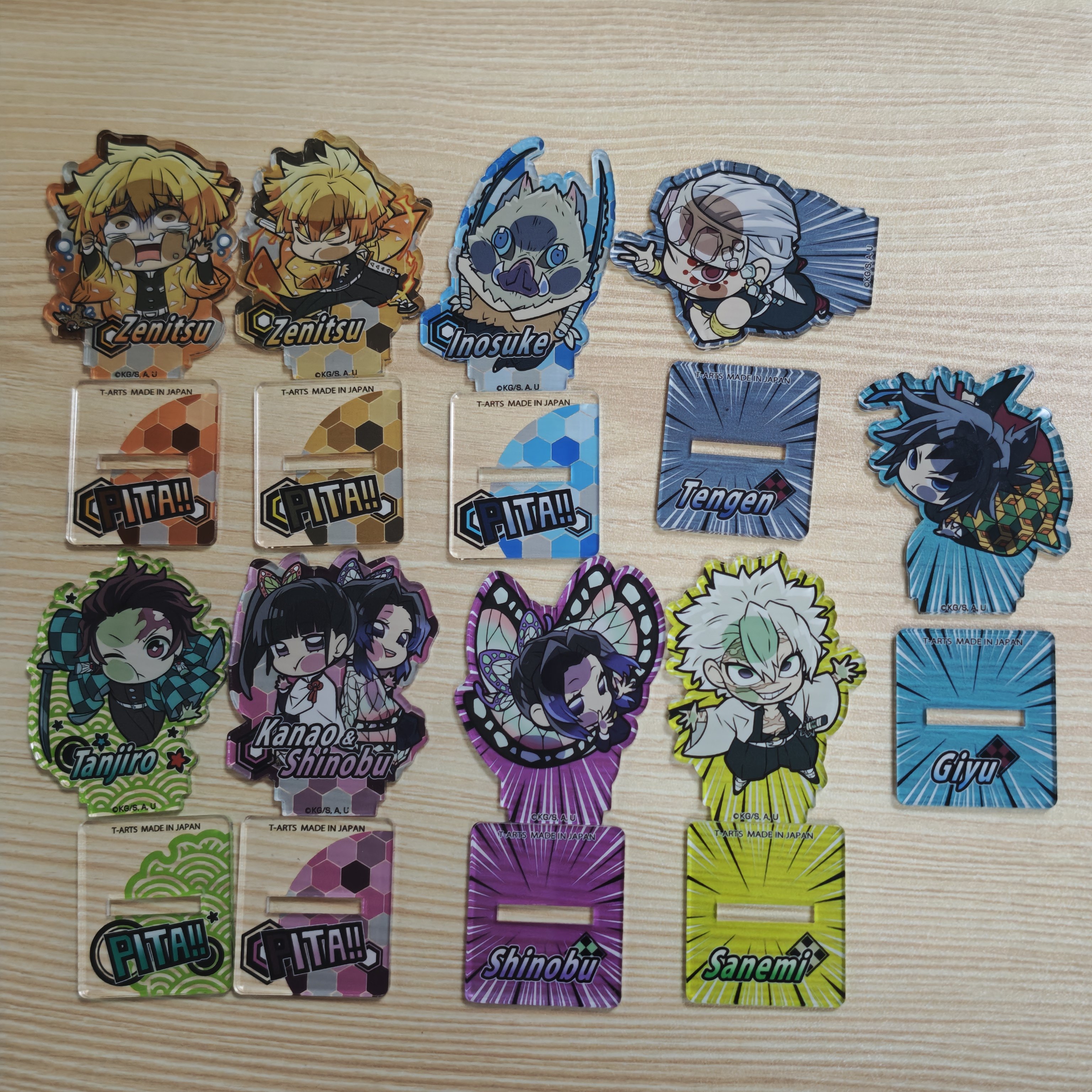 Tomy鬼灭之刃扭蛋pita贴脸亚克力立牌不死川实弥富冈义勇宇髓天元,淘宝优惠券,粉丝福利购,淘宝优惠卷