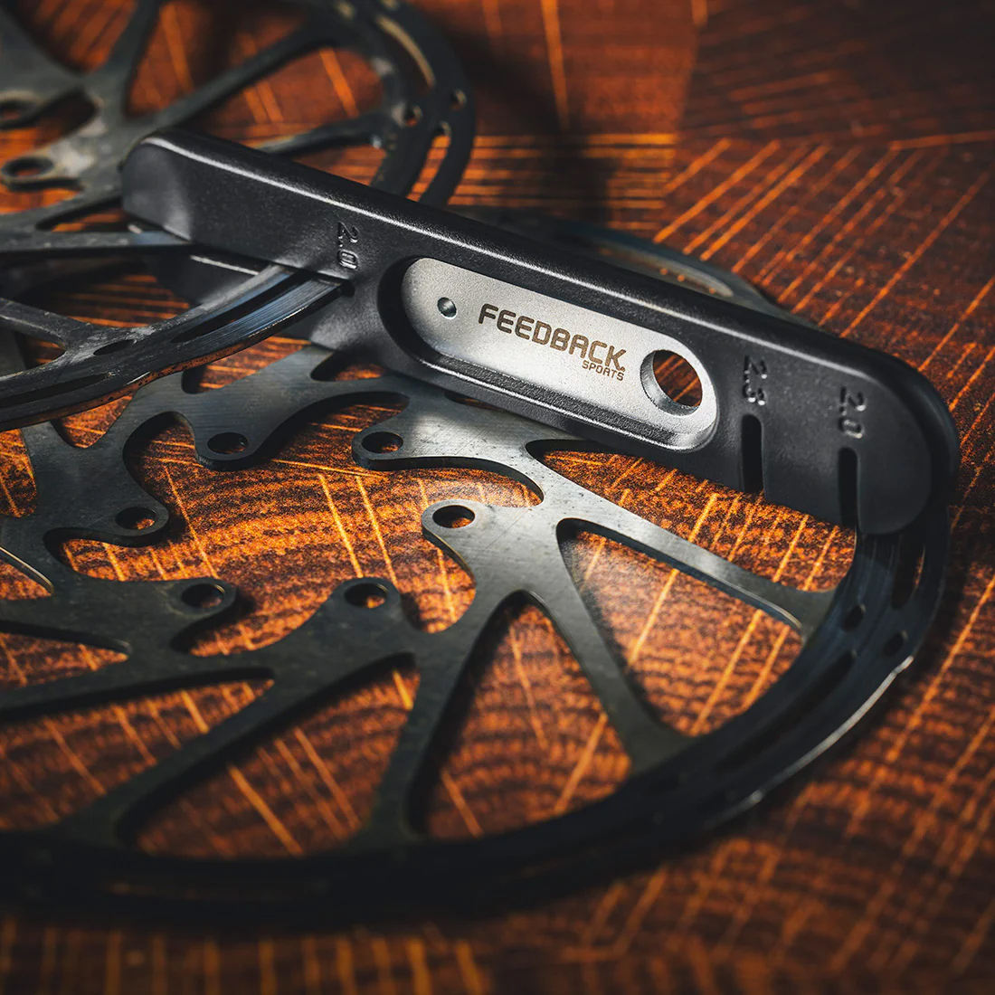 Feedback Sports自行车剎车碟片调整工具便携式盘片修整叉2.0 - 图0