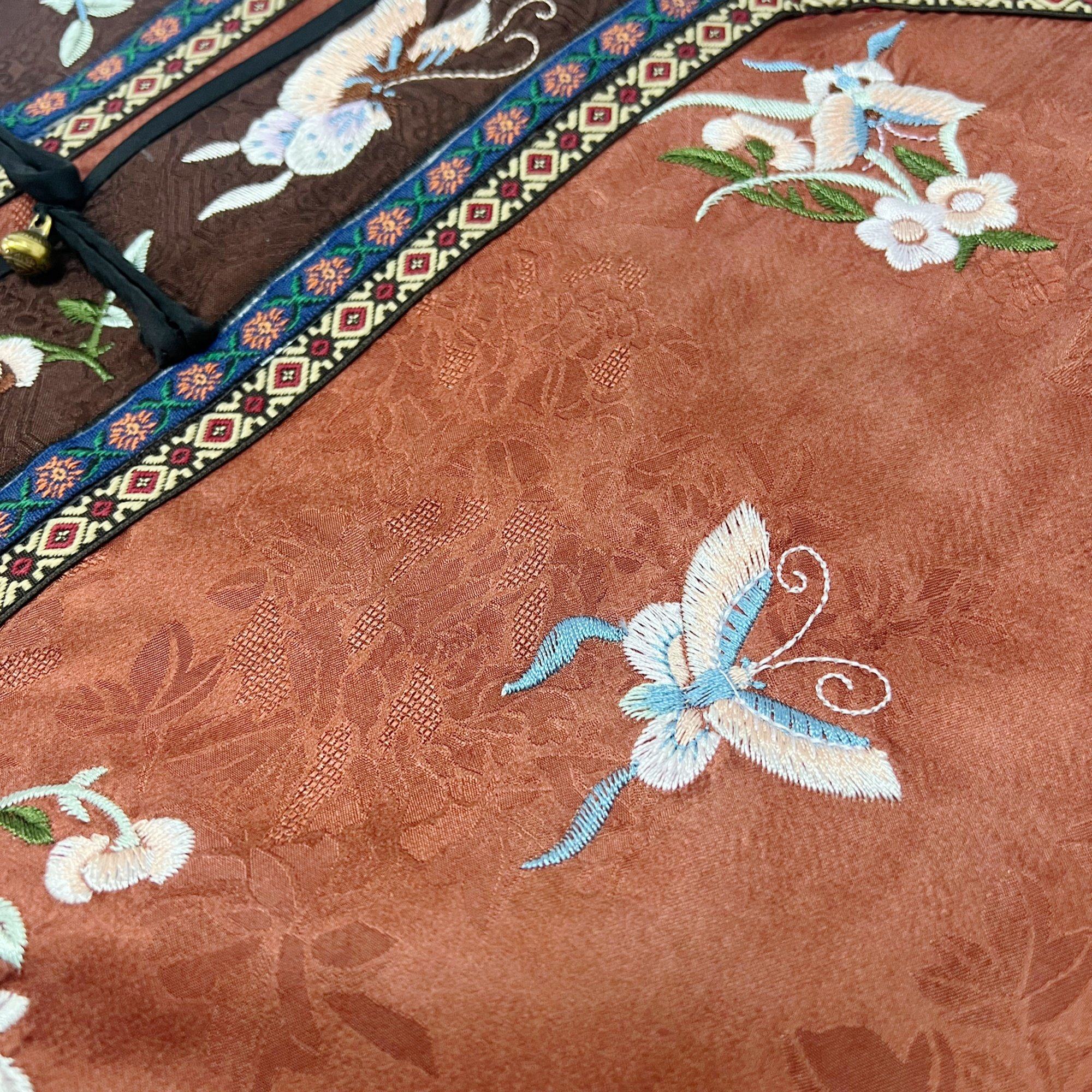 『枝春意』重工刺绣手工高定中式国风花萝刺绣马甲SR459,淘宝优惠券,粉丝福利购,淘宝优惠卷