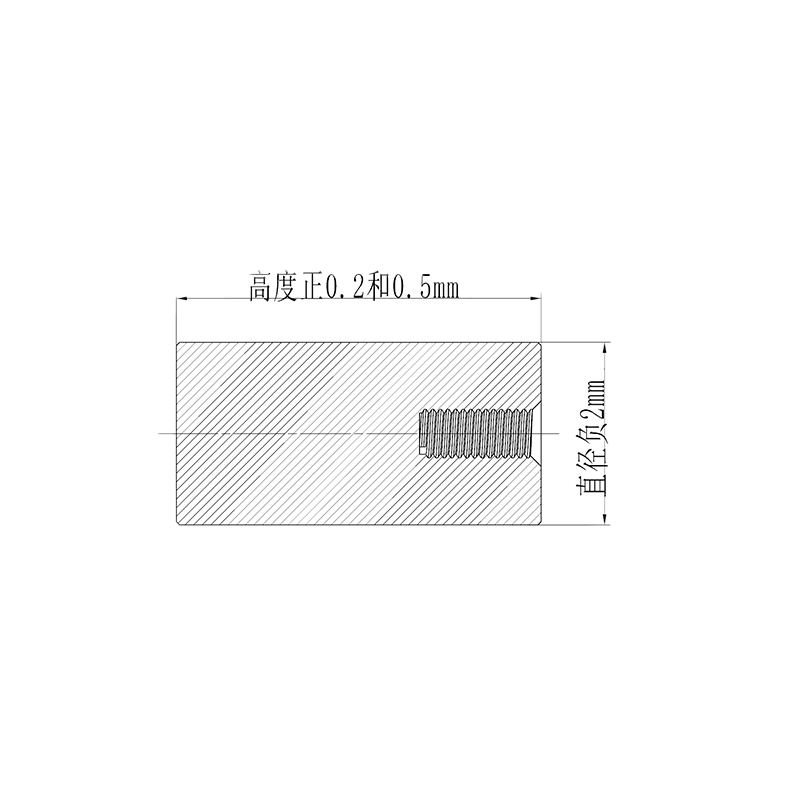 模具配件支撑柱模脚圆垫块支撑柱模具圆撑头正0.2mm和正0.5mm - 图3